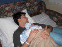 Naptime with daddy
